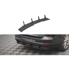Maxton Design "Street Pro" difuzor zadního nárazníku pro Audi A4 B9, plast ABS bez povrchové úpravy, s černou a červenou linkou Maxton Design "Street Pro" difuzor zadního nárazníku pro Audi A4 B9, plast ABS bez povrchové úpravy, s černou a červenou linkou
