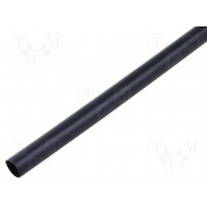 Smršťovací trubice 6.4 mm černá