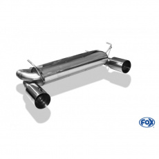 Fox Sportauspuff koncový tlumič výfuku s koncovkou 1x114 Typ 10 na obou stranách pro Nissan 350Z s motorem 3.5