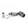 Milltek Sport downpipe a Hi-Flow sportovní katalyzátor pro New Mini Mk3 (F56) Cooper 1.5T (Pre-LCI only) 2014-2018, For fitment with the OEM cat-back exhaust