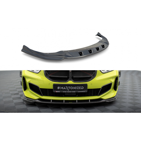 Maxton Design Carbon Division spoiler pod přední nárazník pro BMW řada 1 F40, materiál pravý karbon, M-Pack/M135i