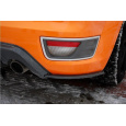 Maxton Design boční difuzory pod zadní nárazník ver.2 pro Ford Focus ST Mk2, černý lesklý plast ABS