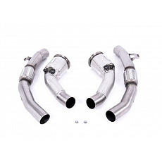 Milltek Sport Downpipes s náhradami katalyzátorů pro Audi S8 D5 4.0 TFSI V8 Sedan (bez OPF/GPF US/ROW) 2020-2024, pro Milltek Sport Cat Back systém