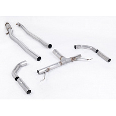 Milltek Sport výfukový systém cat-back s rezonátorem a klapkami pro Mercedes CLA CLA35 AMG 2.0 Turbo Coupe/Shooting Brake (bez OPF/GPF) 2019-2024, využívá originálních koncovek