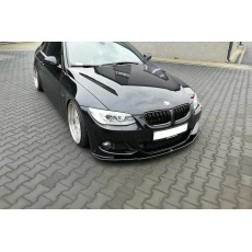 Maxton Design spoiler pod přední nárazník ver.1 pro BMW řada 3 E92 Facelift, černý lesklý plast ABS