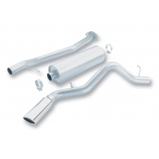 Borla Cat-Back výfukový systém s koncovkou na pravém boku pro GMC Sierra 1500 vč. Classic 4,3/4,8/5,3l V8 2/3/4-dvéř., EC/SHB, r.v. 1999-2007