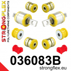036083B: Strongflex Sada silentbloků zadního zavěšení 036083B: Strongflex Sada silentbloků zadního zavěšení