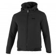 Sparco mikina se zipem a kapucí, barva: černá, velikost: XXXL