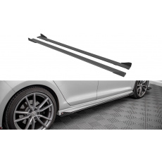 Maxton Design "Street Pro" difuzory pod boční prahy s křidélky pro Volkswagen Golf R Mk7, plast ABS bez povrchové úpravy Maxton Design "Street Pro" difuzory pod boční prahy s křidélky pro Volkswagen Golf R Mk7, plast ABS bez povrchové úpravy