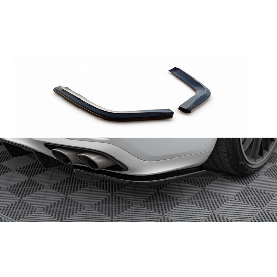 Maxton Design boční difuzory pod zadní nárazník pro Porsche Panamera 971, černý lesklý plast ABS
