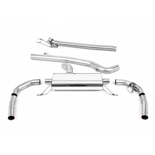 Milltek Sport výfukový systém OPF/GPF Back bez rezonátoru (hlasitější) pro Mercedes CLA CLA45, 45S AMG 2.0 Turbo Coupe/SHooting Brake (s OPF/GPF) 2020-2021