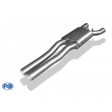 Fox Sportauspuff přední díl s tlumičem pro Audi A8 4E s motorem 3.7, 4.2