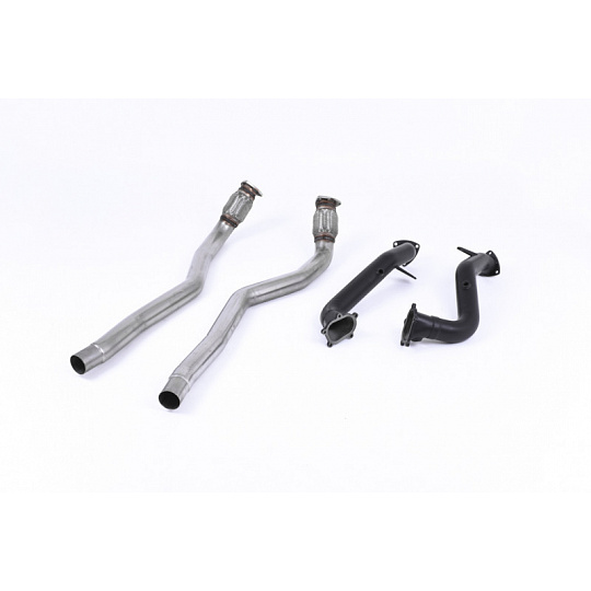 Milltek Sport Downpipes s náhradami katalyzátorů pro Audi RS7 C7 Sportback 4.0 V8 TFSI biturbo vč. Performance Edition 2013-2018, pouze pro Milltek Sport cat-back systém