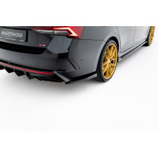 Maxton Design boční difuzory pod zadní nárazník ver. 4 pro Škoda Octavia RS Mk4, černý lesklý plast ABS