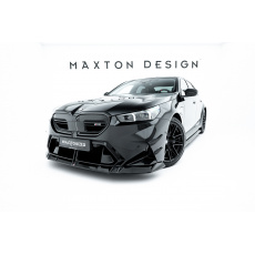 Maxton Design spoiler pod přední nárazník pro BMW M5 G90, černý lesklý plast ABS, Sedan / Touring
