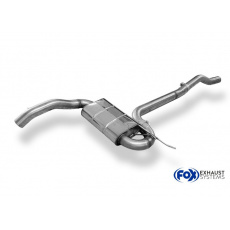 Fox Sportauspuff přední díl s tlumičem pro Audi A4 B5 s motorem 1.8 T, s předním pohonem