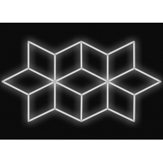 Kompletní LED svítidlo, rozměr: 96,8 x 165,5 cm, teplota světla: bílá 4000 K Kompletní LED svítidlo, rozměr: 96,8 x 165,5 cm, teplota světla: bílá 4000 K