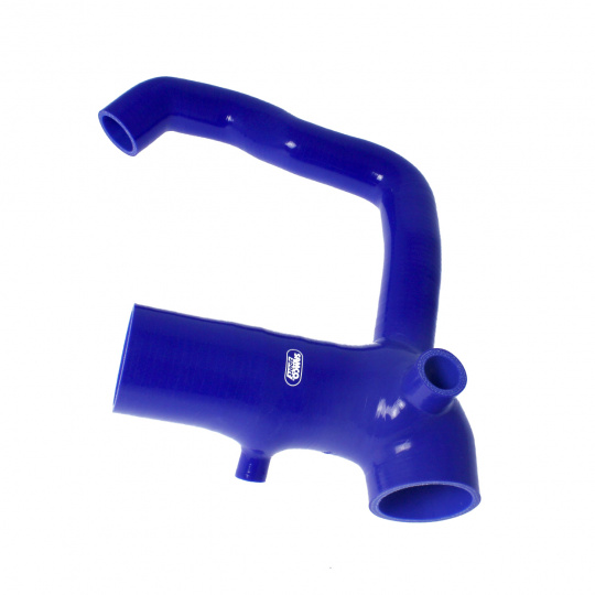 Samco Sport silikonová hadice pro sání pro Subaru BRZ 2012- On (umožňuje zachování původního rezonátoru), barva: modrá Samco Sport silikonová hadice pro sání pro Subaru BRZ 2012- On (umožňuje zachování původního rezonátoru), barva: modrá