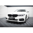 Maxton Design spoiler pod přední nárazník ver.4 pro BMW řada 5 G30, G31, černý lesklý plast ABS, M-pack