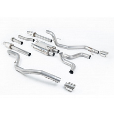 Milltek Sport výfukový systém cat-back pro Ford F150 Raptor 3.5 V6 EcoBoost Supercab 2018-2024, typ koncovek: GT-115 leštěné