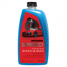 Mothers Speed Foaming Wash&Wax - autošampon s voskem, 1,42 l