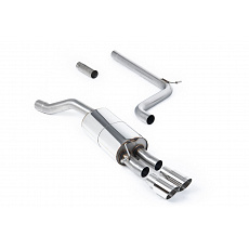 Milltek Sport výfukový systém cat-back GPF/OPF Back systém pro Volkswagen Polo 1.5 TSI (AW 5-dvéř. vč. Facelift) - s GPF/OPF 2019-2024, typ koncovek: GT-90 leštěné