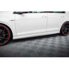 Maxton Design difuzory pod boční prahy ver.3 pro Volkswagen Golf R Mk7, černý lesklý plast ABS Maxton Design difuzory pod boční prahy ver.3 pro Volkswagen Golf R Mk7, černý lesklý plast ABS