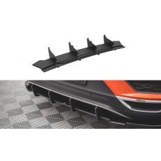 Maxton Design "Street Pro" difuzor zadního nárazníku pro Volkswagen T-roc Mk1, plast ABS bez povrchové úpravy, s černou a červenou linkou Maxton Design "Street Pro" difuzor zadního nárazníku pro Volkswagen T-roc Mk1, plast ABS bez povrchové úpravy, s černou a červenou linkou