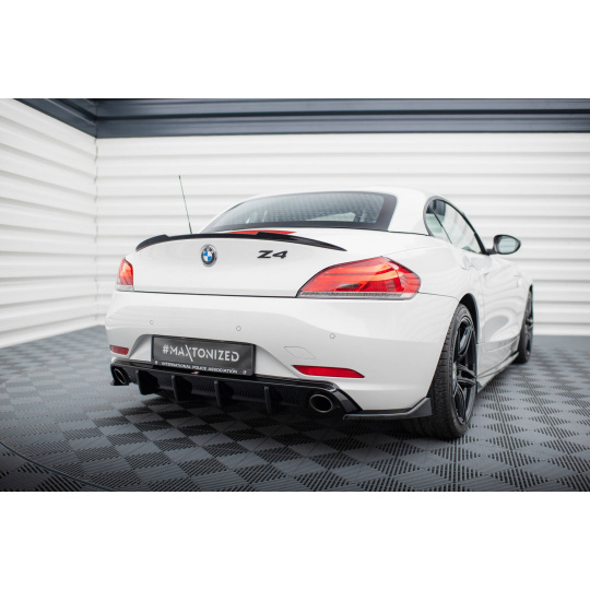 Maxton Design vložka zadního nárazníku pro BMW Z4 E89, černý lesklý plast ABS