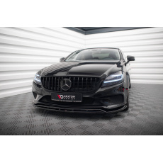 Maxton Design spoiler pod přední nárazník pro Mercedes CLS C 218 Standard, černý lesklý plast ABS, Facelift Maxton Design spoiler pod přední nárazník pro Mercedes CLS C 218 Standard, černý lesklý plast ABS, Facelift