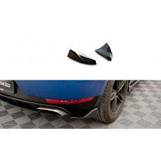Maxton Design boční difuzory pod zadní nárazník pro Porsche Macan Mk1, černý lesklý plast ABS