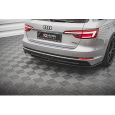 Maxton Design boční difuzory pod zadní nárazník ver.2 pro Audi A4 B9, černý lesklý plast ABS, S-Line