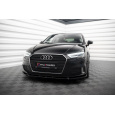 Maxton Design spoiler pod přední nárazník pro Audi A3 8V FL, černý lesklý plast ABS, Sportback