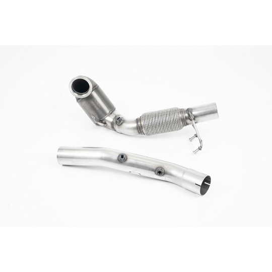 Milltek Sport Cast Downpipe s 200 Cell Race katalyzátorem a náhrada GPF/OPF pro Volkswagen Golf MK7.5 GTi (TCR/Performance Pack - s GPF/OPF) 2019-2020, pouze pro Milltek Sport Cat Back systém