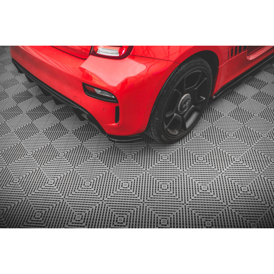 Maxton Design boční difuzory pod zadní nárazník pro Fiat 500/595/695 Abarth Mk1 FL, černý lesklý plast ABS Maxton Design boční difuzory pod zadní nárazník pro Fiat 500/595/695 Abarth Mk1 FL, černý lesklý plast ABS
