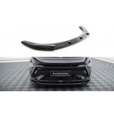 Maxton Design spoiler pod přední nárazník pro Hyundai Kona Mk2 /N-Line, černý lesklý plast ABS