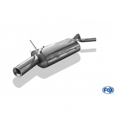 Fox Sportauspuff koncový tlumič výfuku s koncovkou 1x90 Typ 13 pro Renault Megane I s motorem 1.4, 1.6, 1.8, 1.9 DTi, 2.0, typ BA/EA/JA