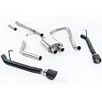 Milltek Sport výfukový systém cat-back Rear Exit (snižuje světlou výšku v zadní části vozidla) pro Jeep Gladiator (JT) 3.6 V6 2020-2024, JET-115 karbonové koncovky