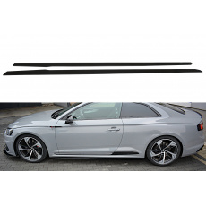 Maxton Design "Racing" difuzory pod boční prahy pro Audi RS5 F5, plast ABS bez povrchové úpravy