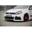 Rieger přední nárazník pro Volkswagen Golf 6 vč. GTD, GTI 3-dvéř., 5-dvéř., kabriolet, plast ABS bez povrchové úpravy, pro vozy s PDC a ostřikovači světlometů, bez parkovacího asistenta