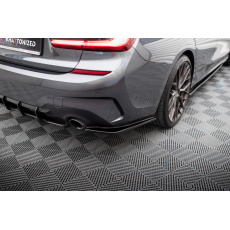 Maxton Design boční difuzory pod zadní nárazník pro BMW řada 3 G20 M-Pack, černý lesklý plast ABS