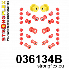 036134B: Strongflex Kompletní sada polyuretanových silentbloků pro zavěšení 036134B: Strongflex Kompletní sada polyuretanových silentbloků pro zavěšení