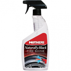 Mothers Naturally Black Tire Shine - lesk na pneu v rozprašovači, 710 ml