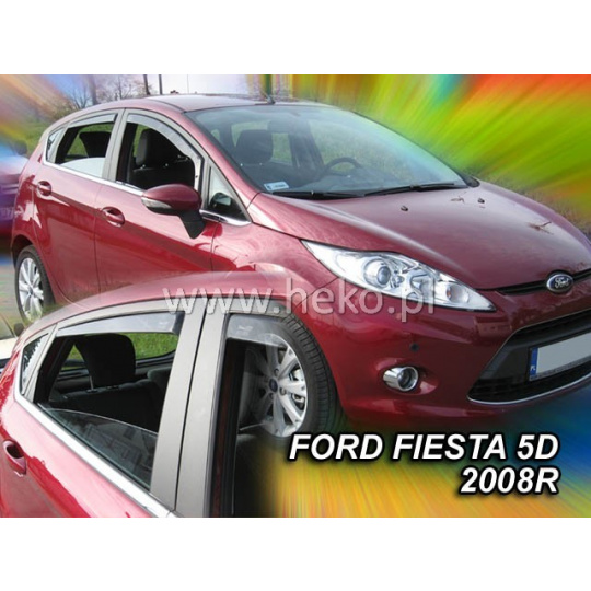 HEKO ofuky oken Ford Fiesta 5dv (2008-2017) přední + zadní