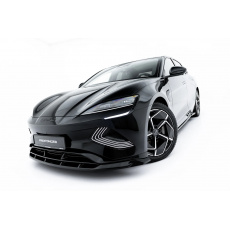 Maxton Design spoiler pod přední nárazník pro BYD Seal Mk1, černý lesklý plast ABS