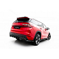 Maxton Design spoiler pod zadní nárazník s žebrováním pro Škoda Kodiaq Mk2 RS, černý lesklý plast ABS