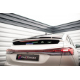 Maxton Design prodloužení spoileru pro Audi Q4 e-tron Mk1 Sportback, černý lesklý plast ABS