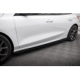Maxton Design difuzory pod boční prahy ver.3 pro Ford Focus, Focus ST Mk4, černý lesklý plast ABS