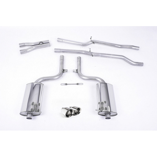 Milltek Sport výfukový systém cat-back bez rezonátoru (hlasitější) pro Audi S4 4.2 V8 quattro B6 Sedan/Avant/Cabriolet 2003-2005, 100mm leštěné koncovky Jet Milltek Sport výfukový systém cat-back bez rezonátoru (hlasitější) pro Audi S4 4.2 V8 quattro B6 Sedan/Avant/Cabriolet 2003-2005, 100mm leštěné koncovky Jet