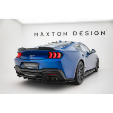 Maxton Design spoiler pod zadní nárazník s žebrováním pro Ford Mustang Mk7 GT, černý lesklý plast ABS Maxton Design spoiler pod zadní nárazník s žebrováním pro Ford Mustang Mk7 GT, černý lesklý plast ABS